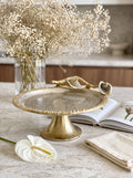 Calla Lily Decorative Pedestal Tray