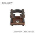 Cute Bear Espresso Tamper Set with Walnut Stand - Gift for Coffee Lovers Under $29