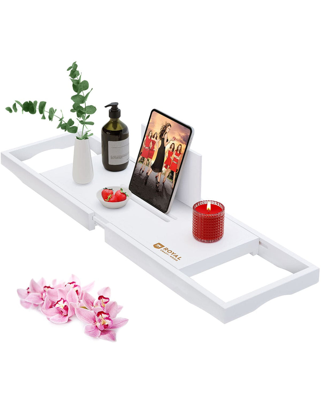 Bathtub Caddy Tray Lite, White