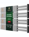 Drawer Dividers 22”, Gray