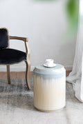 D13x18" Florence Reactive Glaze Ceramic Garden Stool