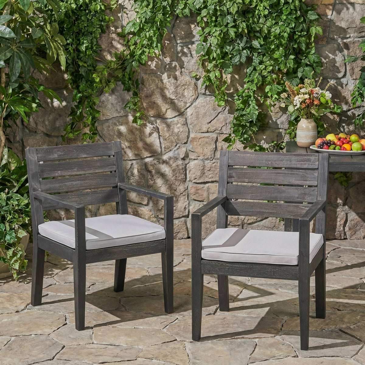 Outdoor Dining Chair Set of 2