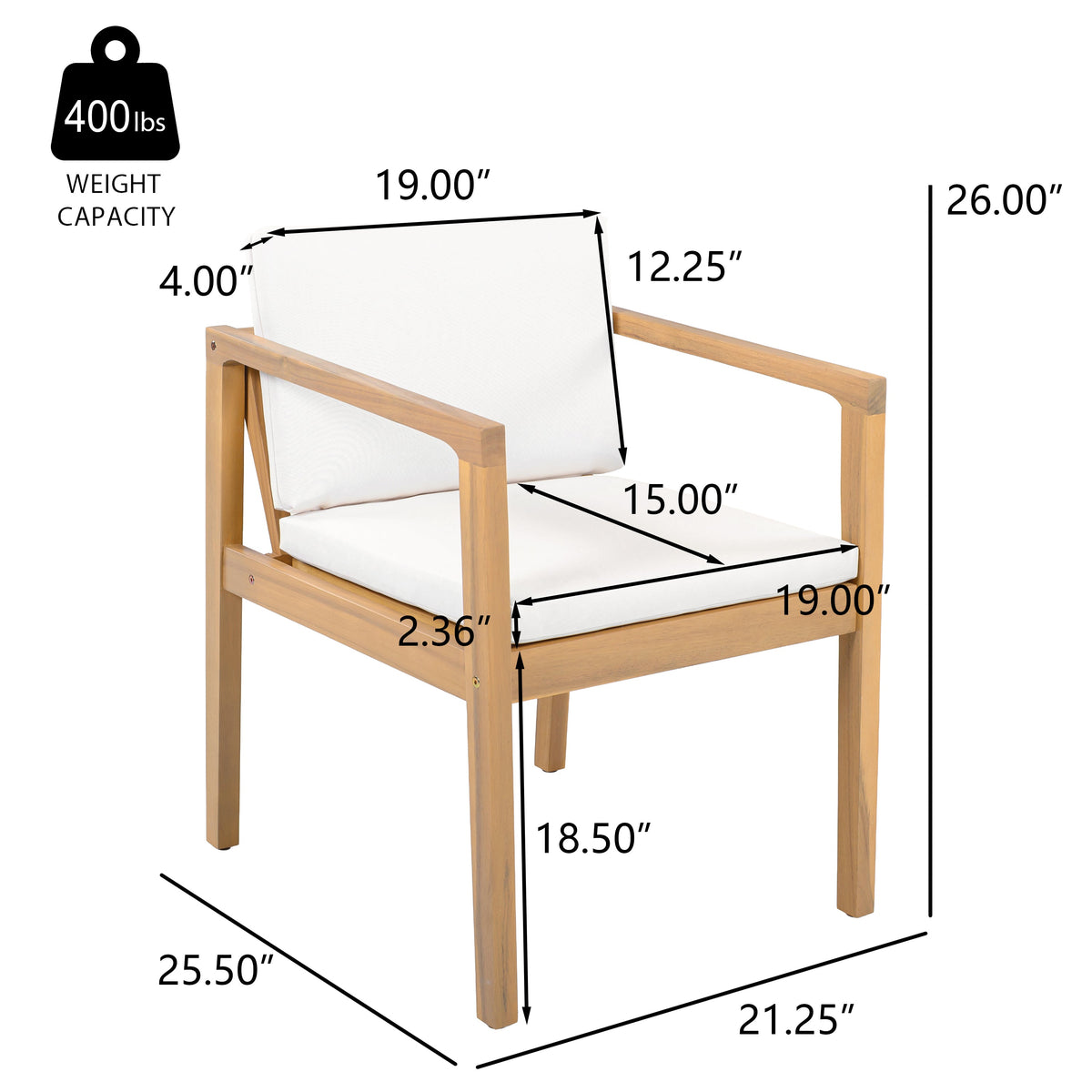 Outdoor Dining Chairs - Set of 4