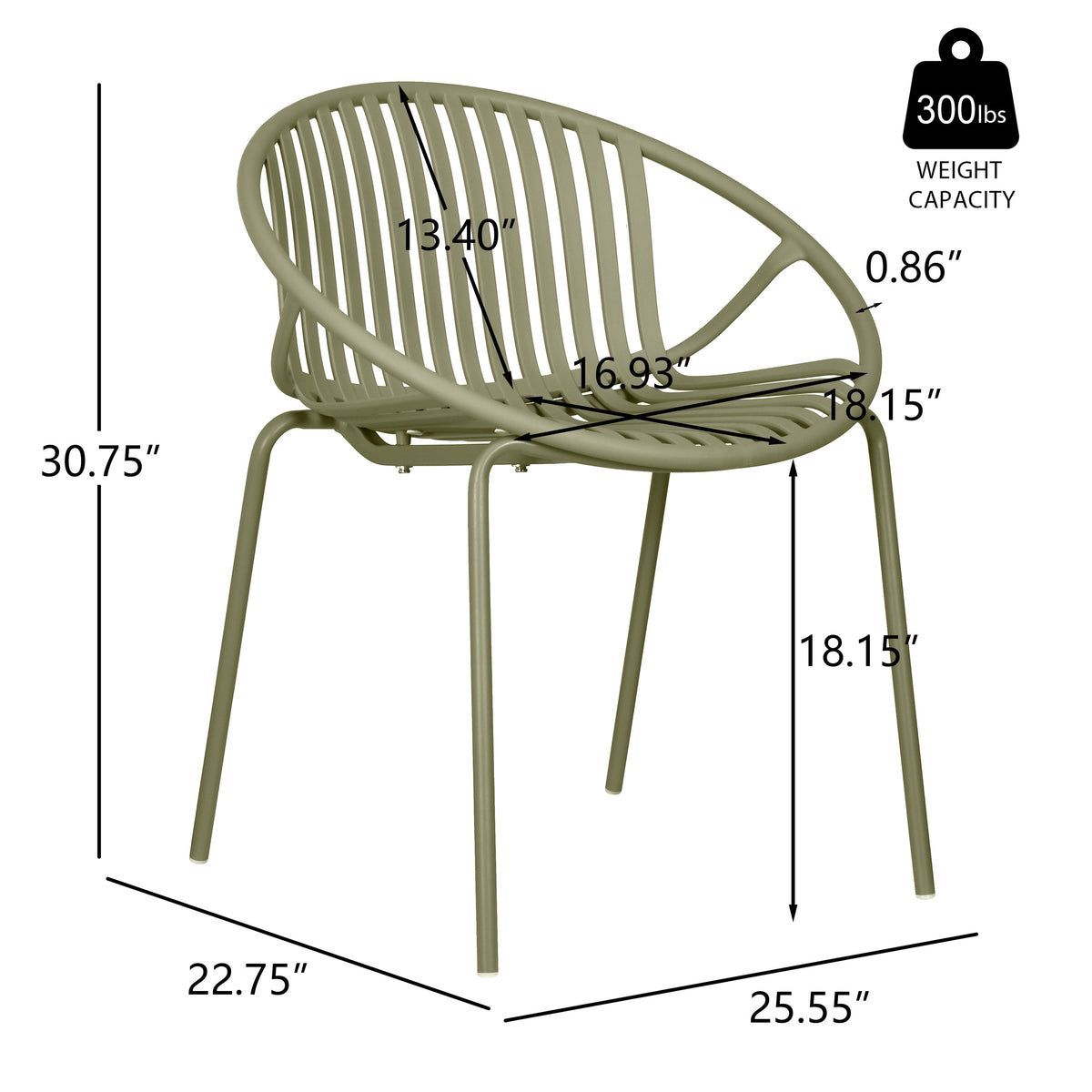 7 Pieces Outdoor Modern Expandable Dining Set with Stackable Chair