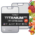 Titanium Cutting Board — Antibacterial, Scratch-Resistant