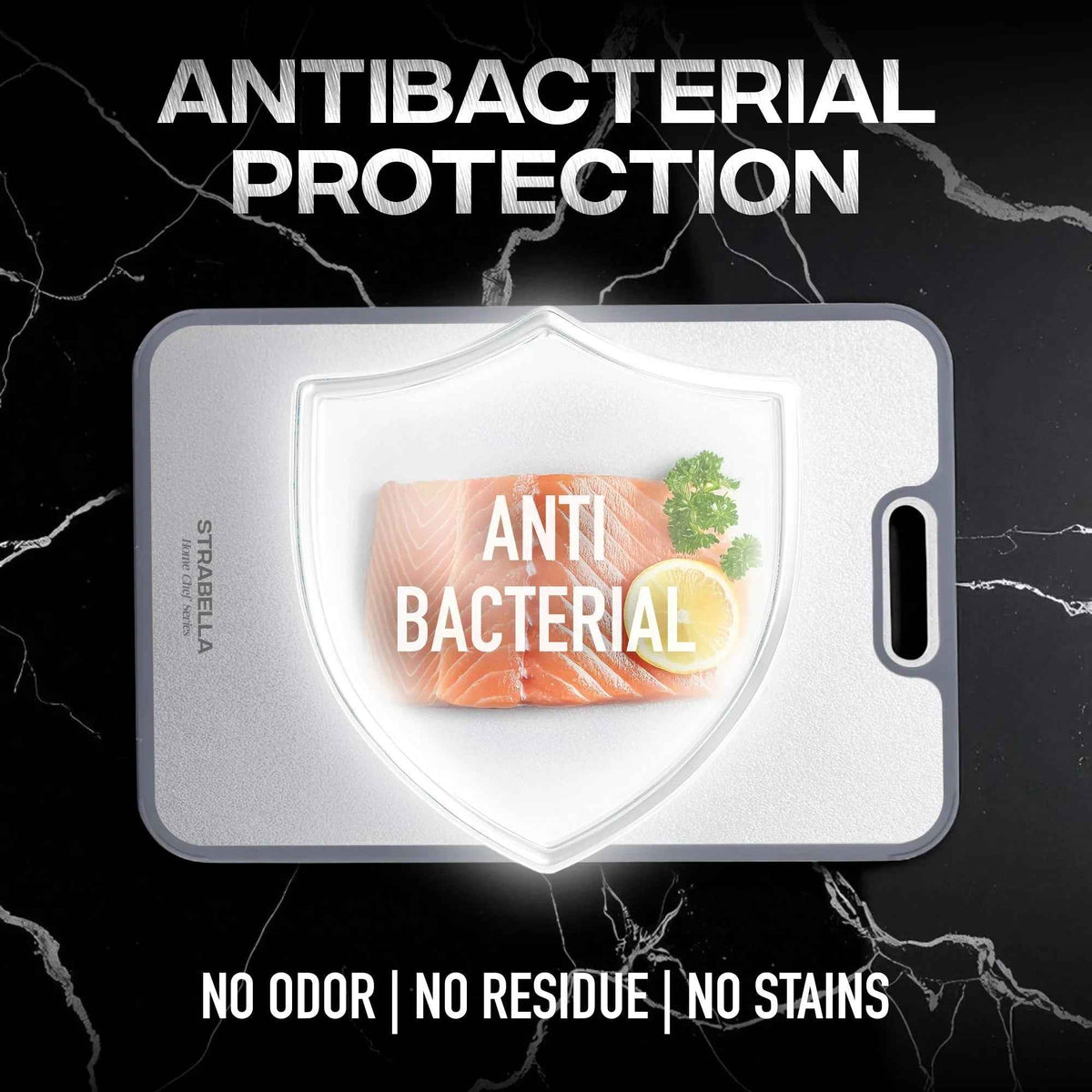 Titanium Cutting Board — Antibacterial, Scratch-Resistant