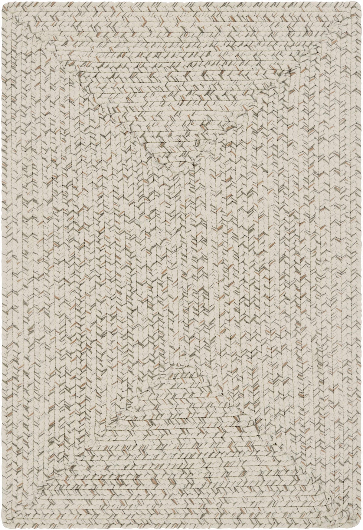 Beige Braided Faux Jute Outdoor Rug