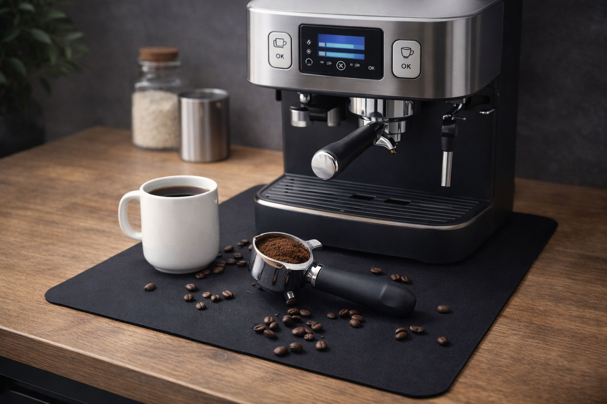 Coffee Bar Mat — Super Absorbent, Non-Slip