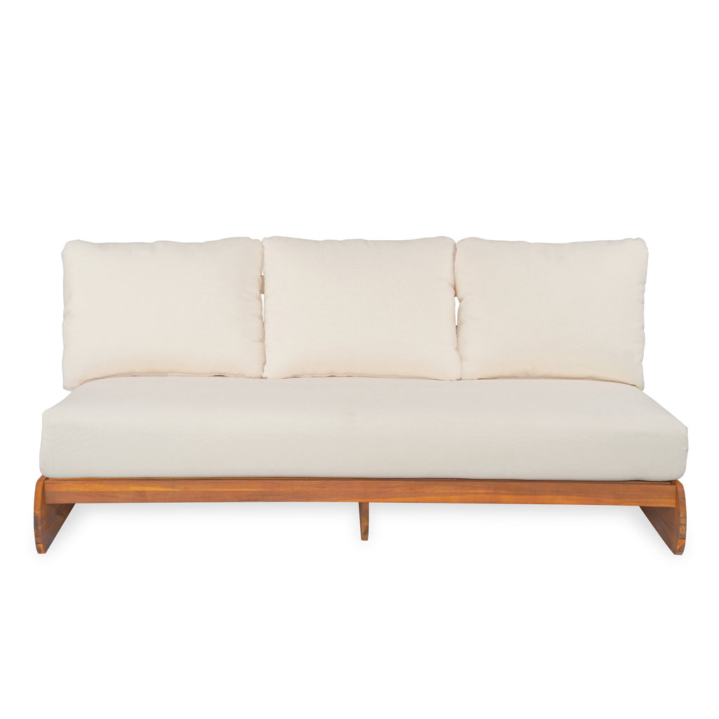 Outdoor Acacia Lazy 5 Seater Chat Set