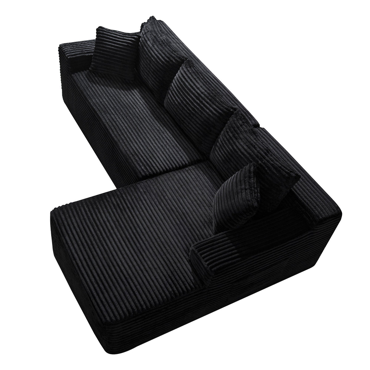 106.3" Cloud Modular Sectional Sofa Couch with L-Shape Chaise