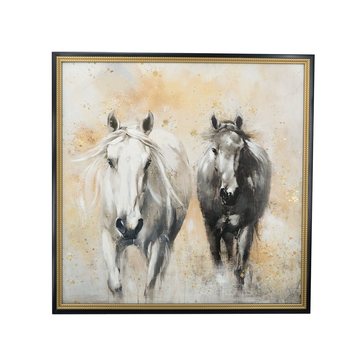 39.4x39.4" Realistic Hand-Painted Wall Décor