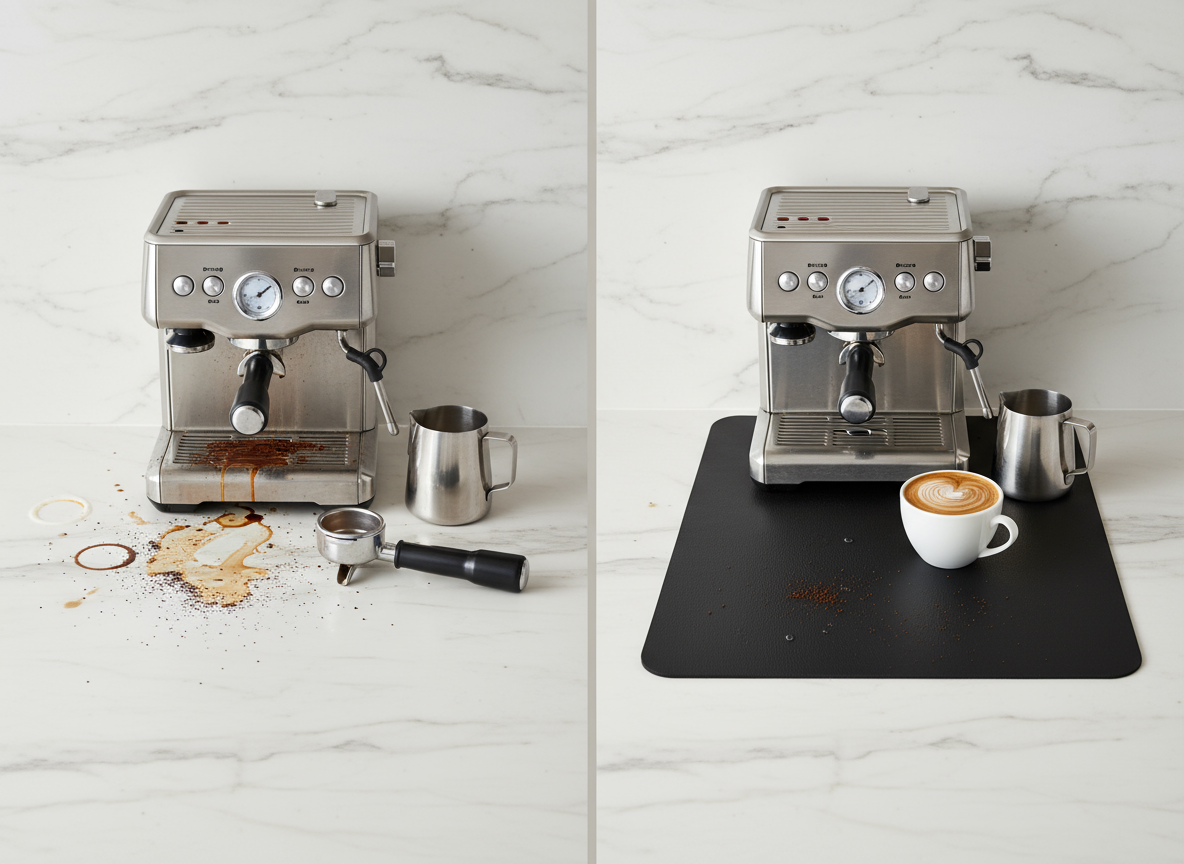 Coffee Bar Mat — Super Absorbent, Non-Slip
