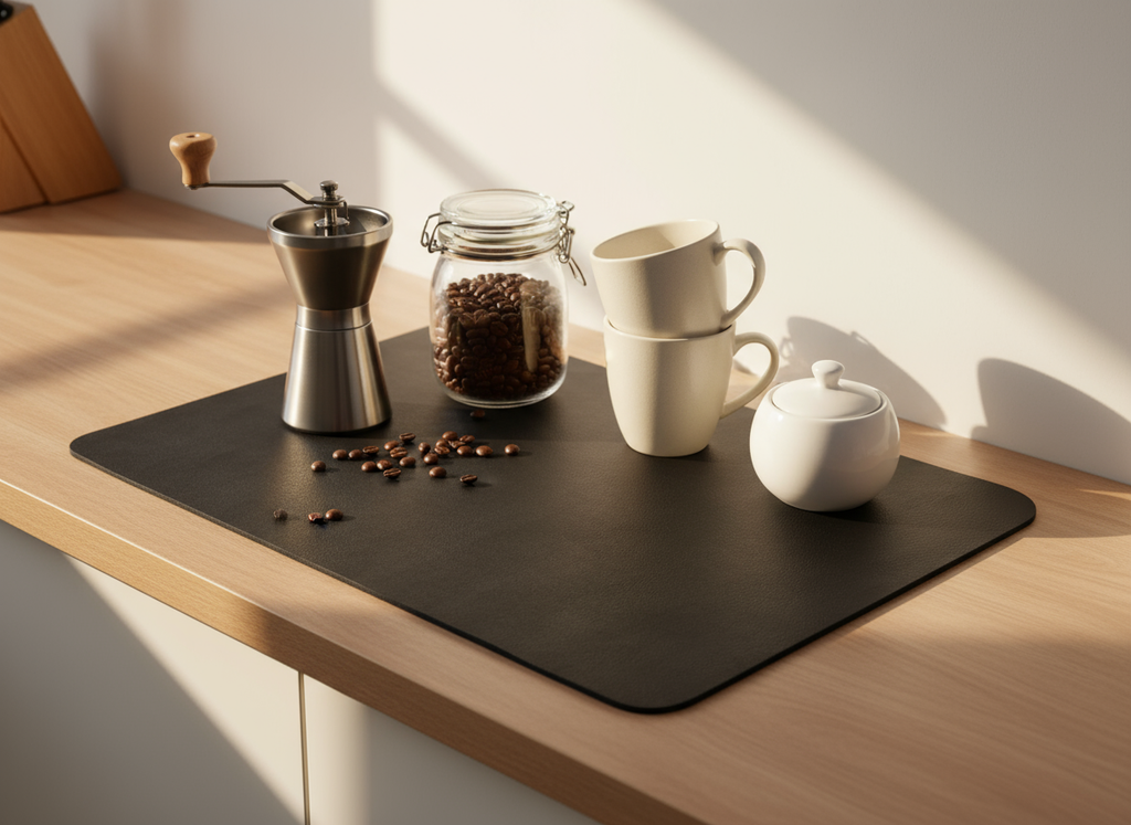 Coffee Bar Mat — Super Absorbent, Non-Slip