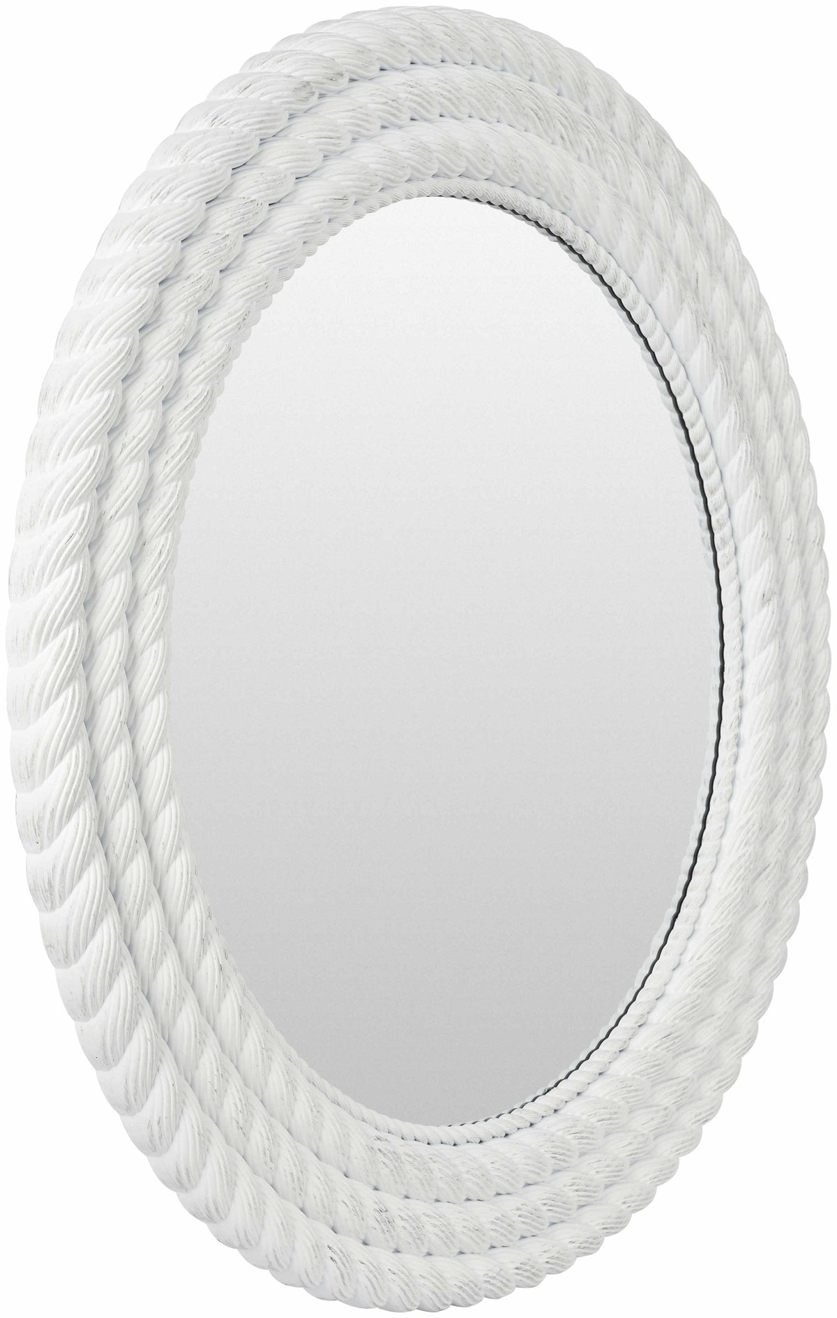 Polverigi Round White Mirror - Clearance