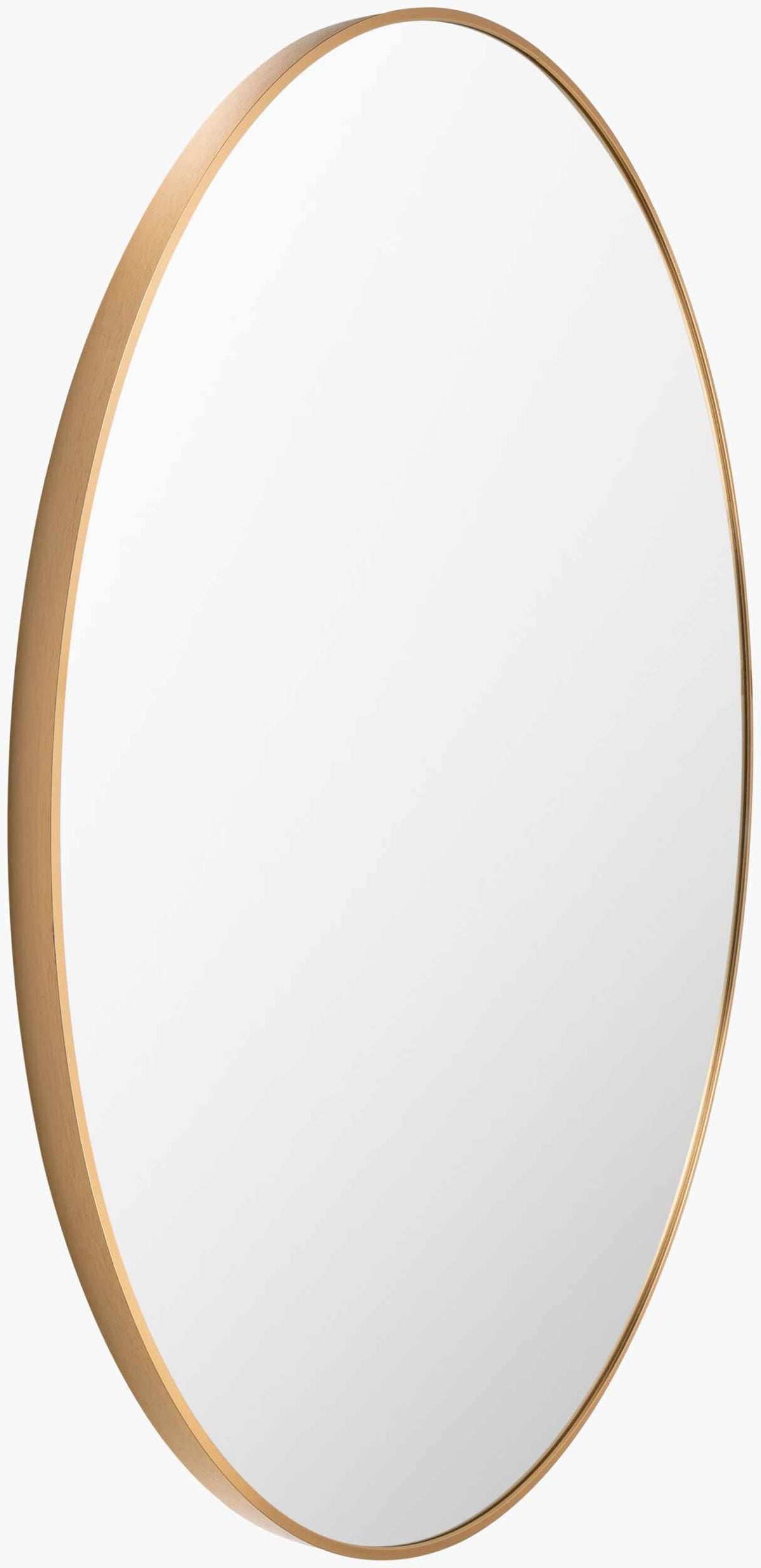 Pontalina Round Gold Mirror