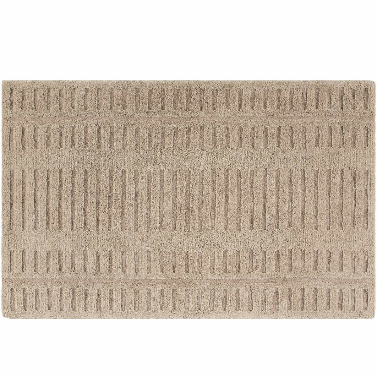 Washable Handmade Wool Rug - Brown - Clearance
