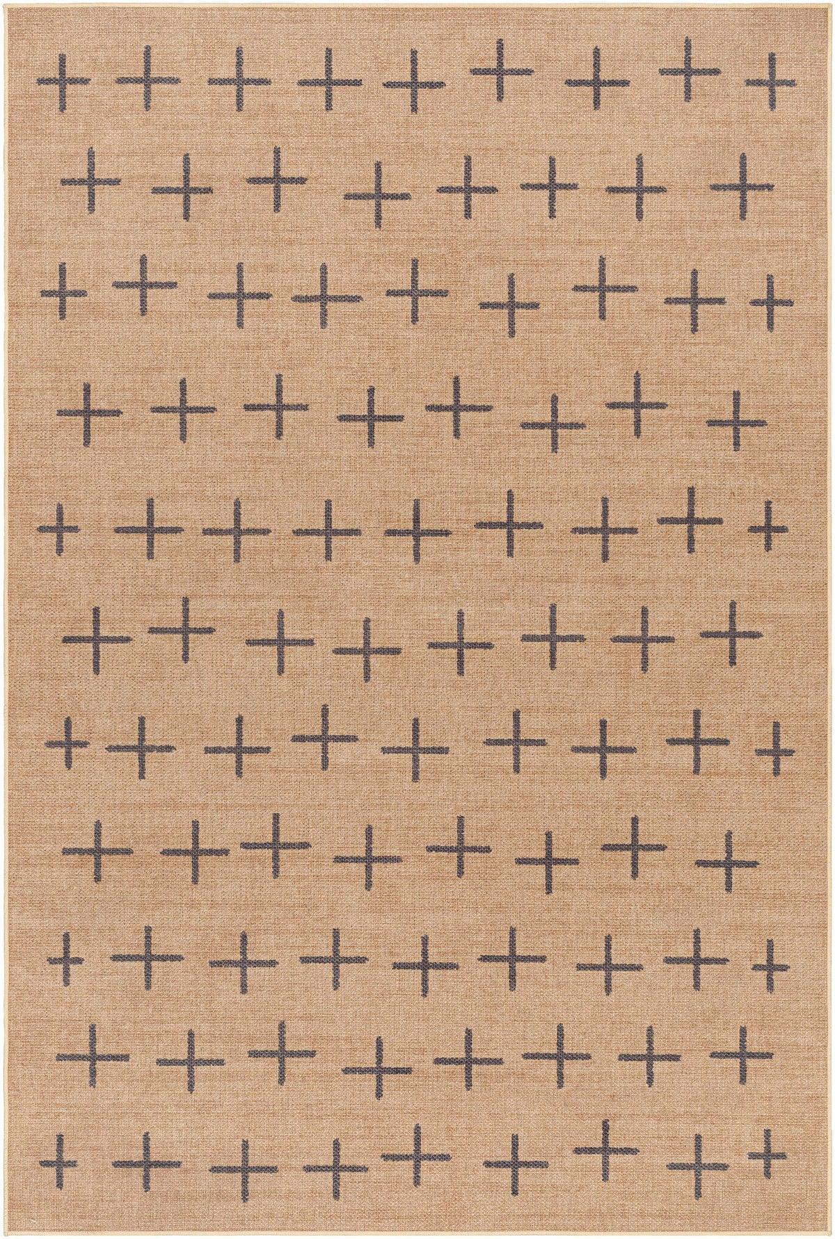 Haimi Black Washable Jutely Rug - Clearance